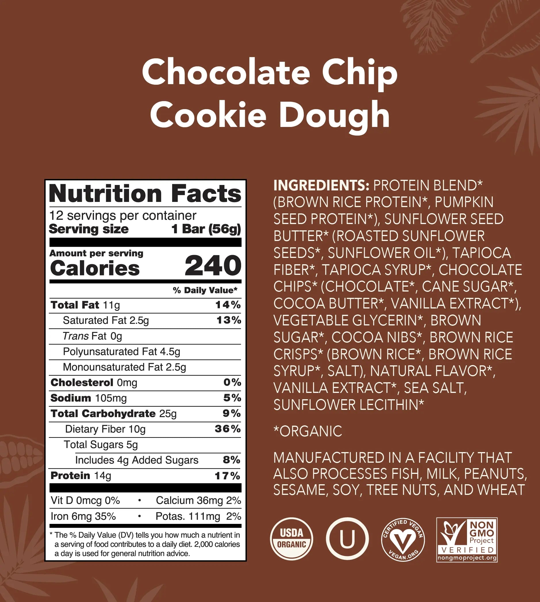 Chocolate Chip Cookie Dough - Protein Bars - Image 5