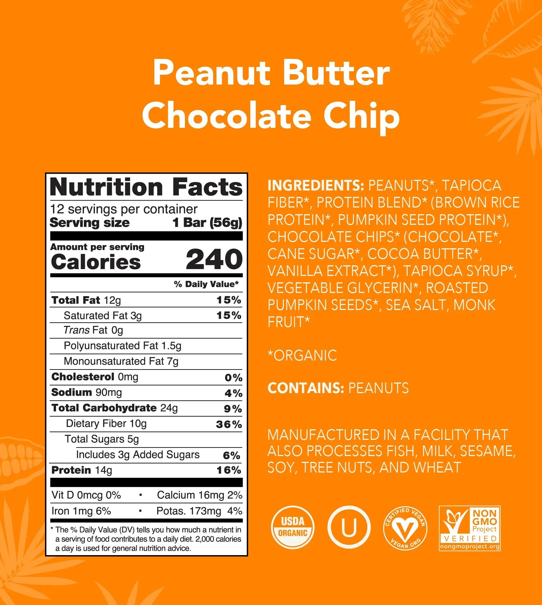 Peanut Butter Chocolate Chip - Protein Bars - Image 4