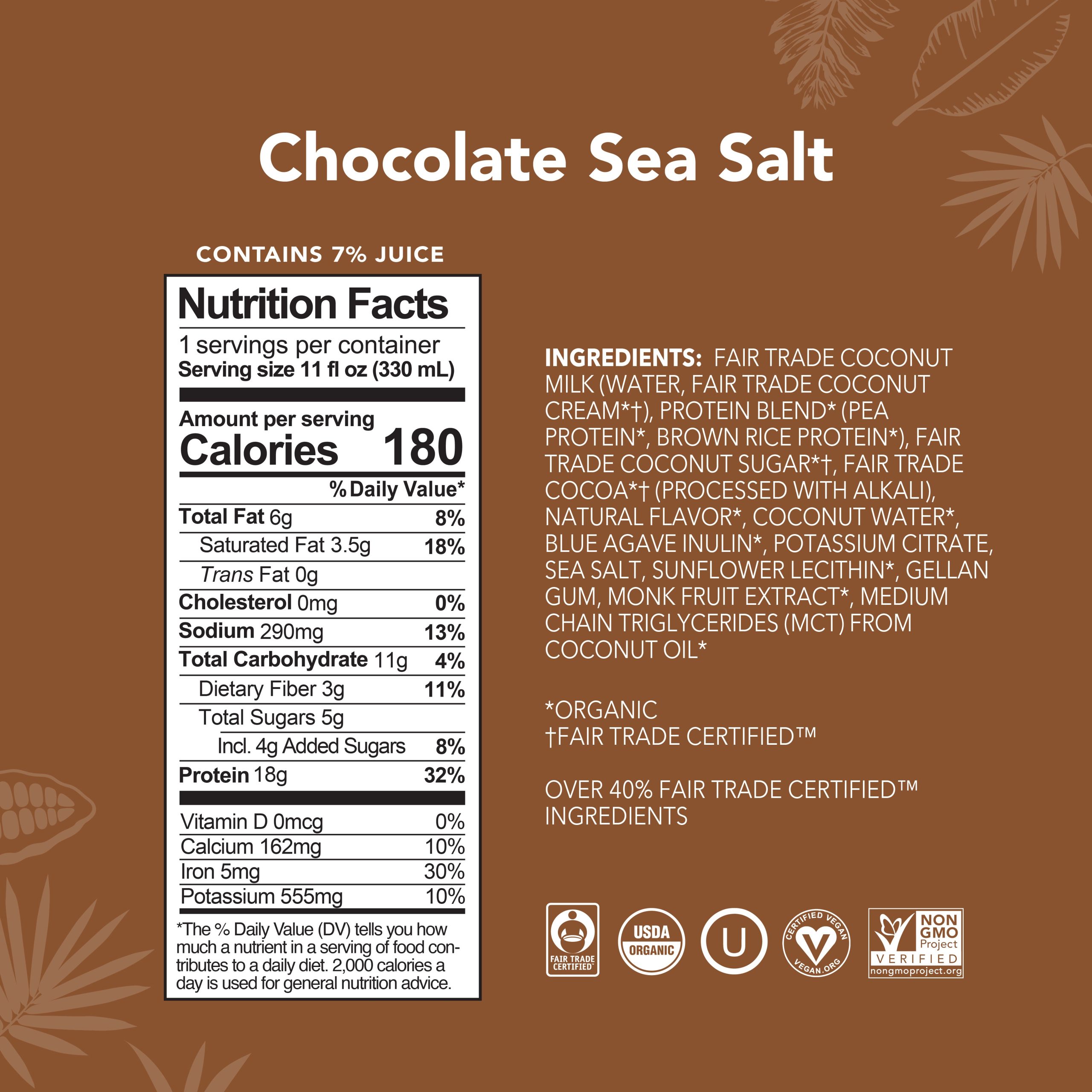 Chocolate Sea Salt - Protein Drinks (Out of Stock) - Image 3